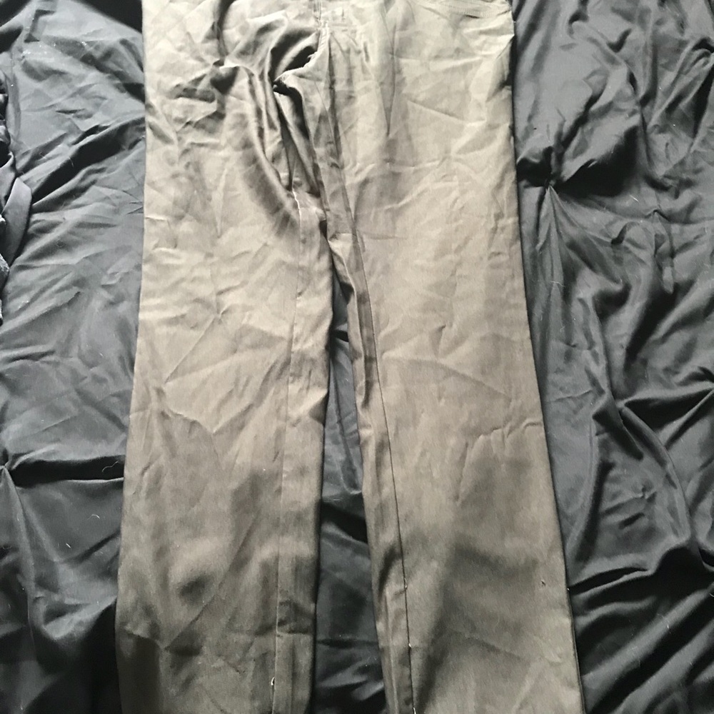 Green Casual Pants